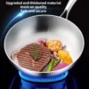 KORDISEN 304 Stainless Steel Non-Stick Fry Pan | Egg Skillet | Gas & Induction Cooker Compatible