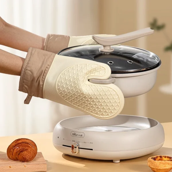 Oven Gloves | Heat-Resistant & Anti-Scald Kitchen Gloves | Baking & Cooking Protective Gloves
