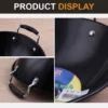 DESSINO Black Enamel Wok | Thick Cast Iron Kuali | Dual Handle Heavy Duty Cooking Wok