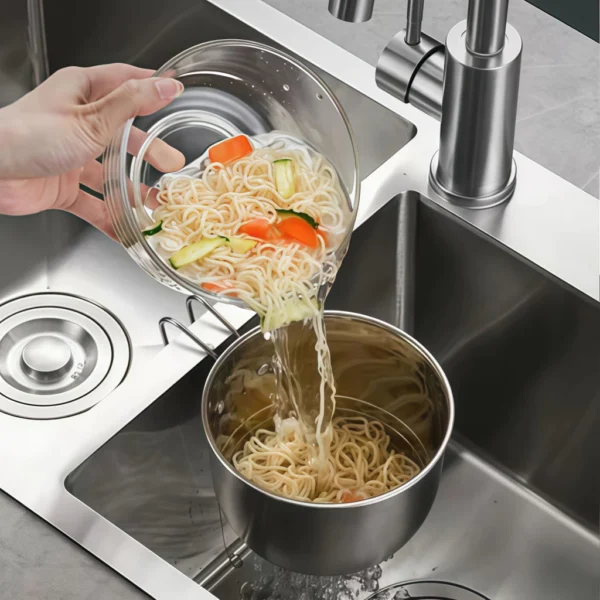 Swan Stainless Steel Sink Drain Basket | Kitchen Sink Strainer & Water Filter Basket