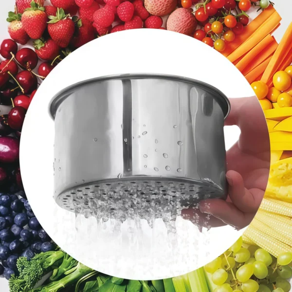Swan Stainless Steel Sink Drain Basket | Kitchen Sink Strainer & Water Filter Basket