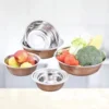 Stainless Steel Round Bowl | 16cm–26cm Mixing & Serving Bowl | Multi-Size Kitchen Bowl