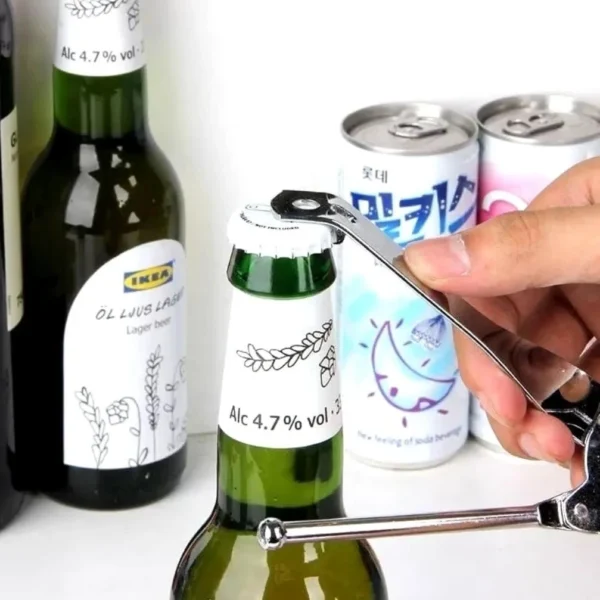 Korean Style Stainless Steel Can & Bottle Opener | Cap & Tin Opener Kitchen Tool