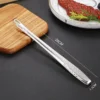 Stainless Steel Barbecue Tongs 28cm | Long Handle Non-Slip Kitchen Tongs for Grilling & Food Handling