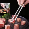 Stainless Steel Barbecue Tongs 28cm | Long Handle Non-Slip Kitchen Tongs for Grilling & Food Handling