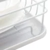 Japanese Style Double-Layer Dish Rack | Kitchen Utensil & Cutlery Organizer | Plate & Bowl Storage Drainer
