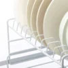 Japanese Style Double-Layer Dish Rack | Kitchen Utensil & Cutlery Organizer | Plate & Bowl Storage Drainer