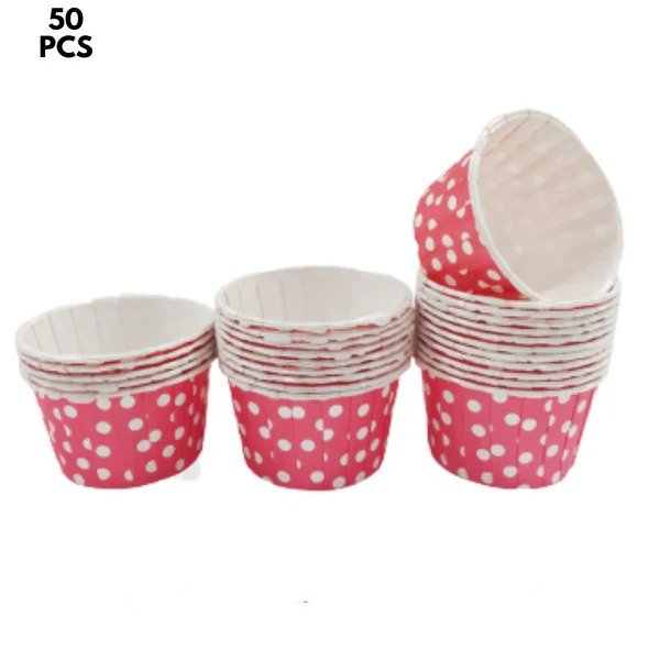 (M Polka dot) Paper Cup Cake